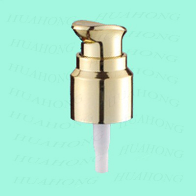 cream pump: aluminium pump